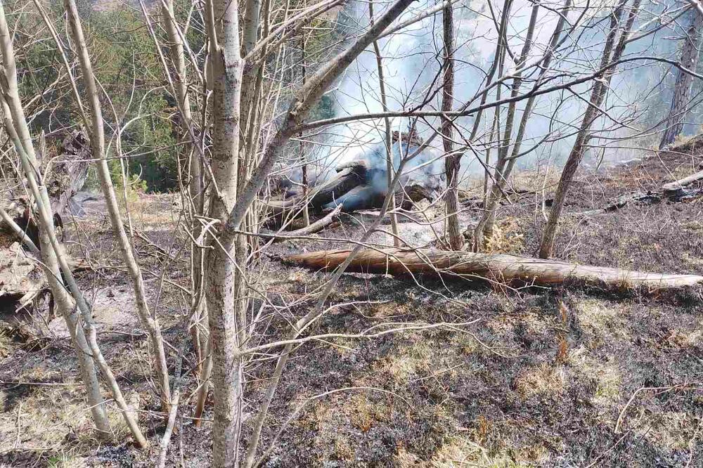 Danima buktio: Ugašen požar u mjestu Stup kod Mojkovca, vatrogasci odbranili stambene objekte