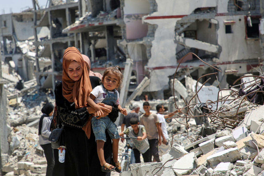 "Kao sudnji dan": Evakuisani o bježanju od izraelskog napada na Kan Junis