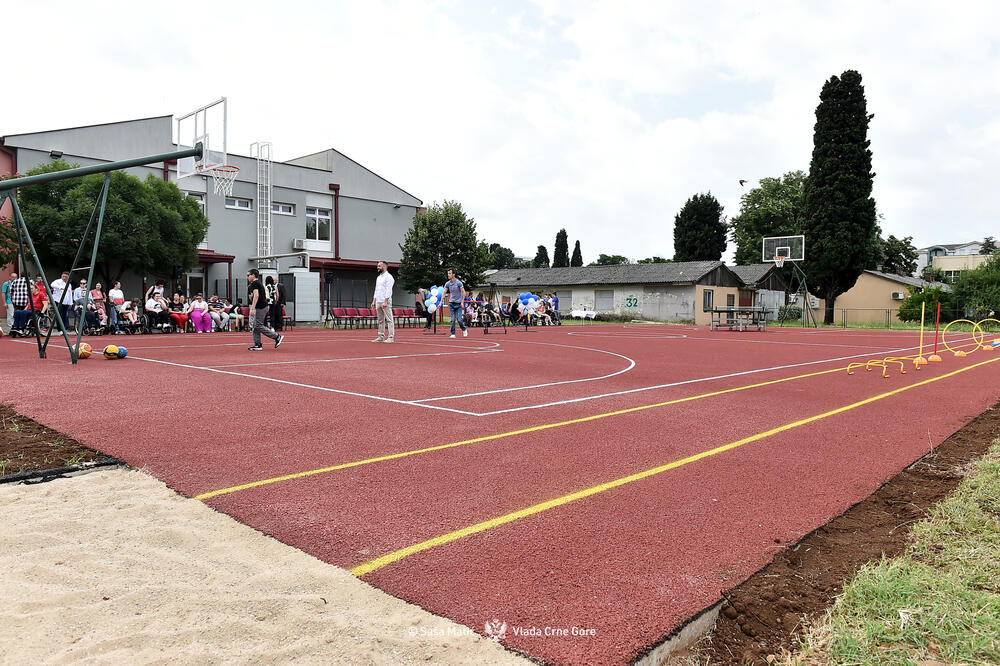 Otvoren adaptirani košarkaški teren Resursnog centra u Podgorici