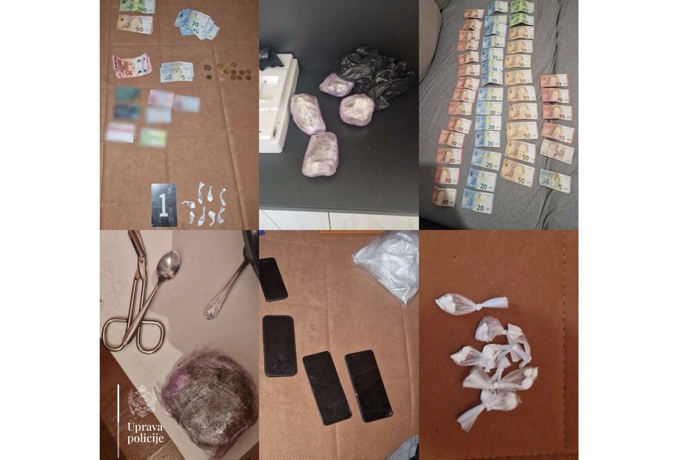 Pretresi u Tuzima: Pronađeni droga, municija i novac, procesuirane tri osobe