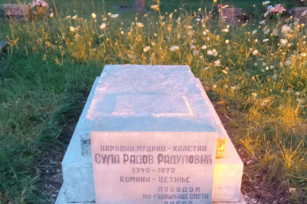 Revitalizovan spomenik Suli Radovom na Cetinju