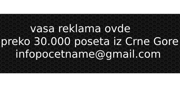 Reklama Crna Gora marketing