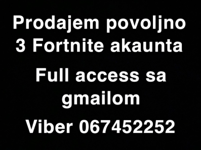 3 Fortnite accounta