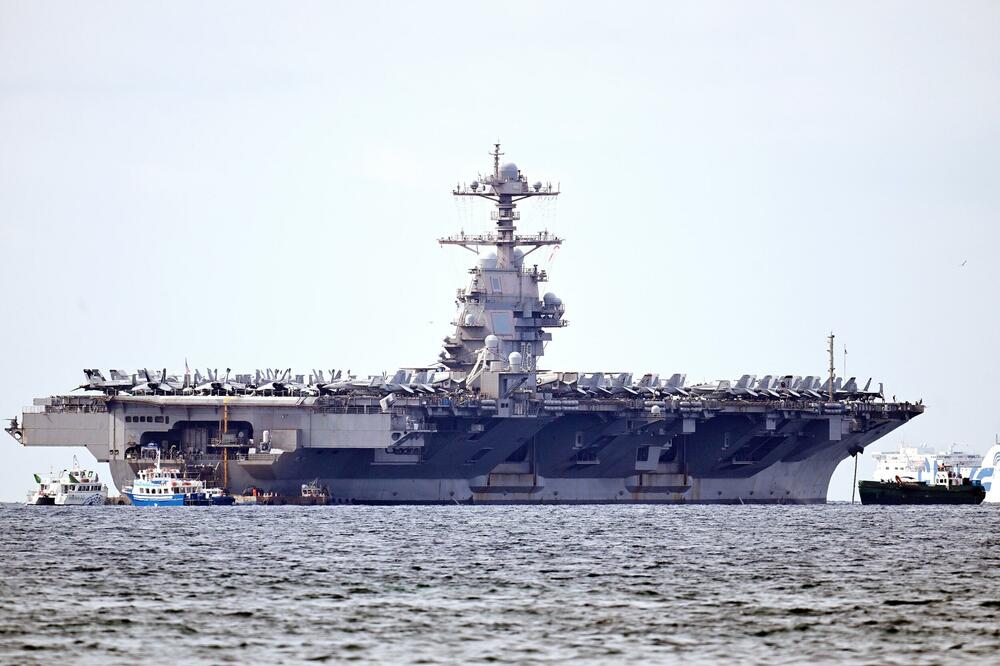 Američki nosač aviona Džerald R. Ford uplovio u Split