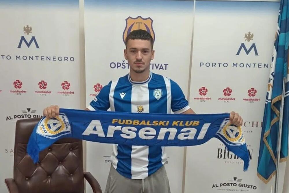 Arsenal doveo hrvatskog beka: Sim stigao u Tivat