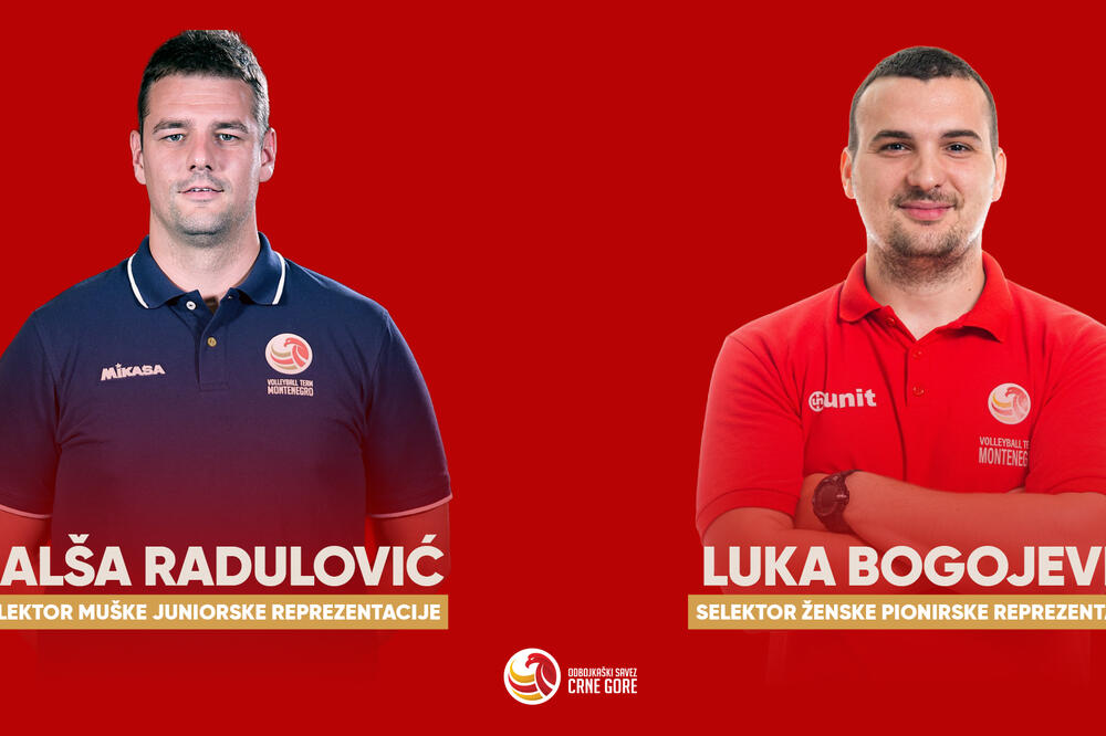 Balša Radulović novi selektor juniora, Luka Bogojević vodi pionirke Crne Gore