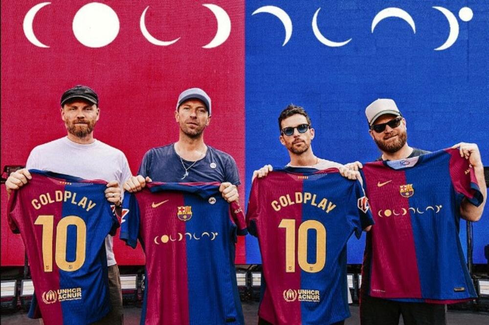 Barsin dres u "el klasiku" krasiće "Coldplay" logo