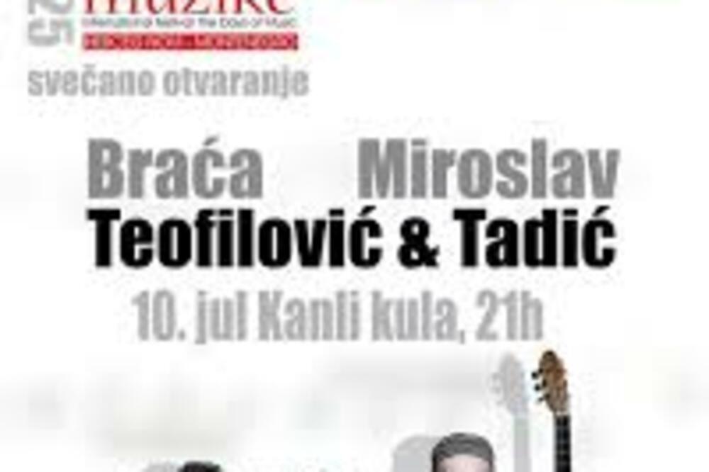 Braća Teofilović i Miroslav Tadić večeras na Kanli kuli