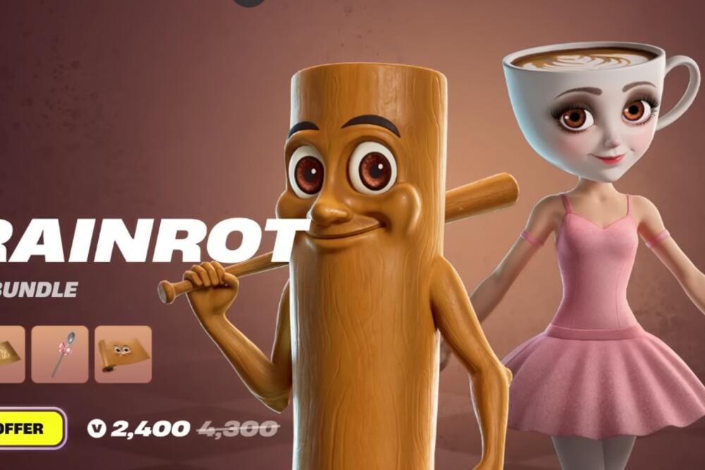 Brainrotovi osvajaju Fortnite