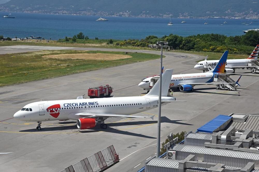 Brojke kvari rat Izraela i Irana: Tivatski aerodrom za pet mjeseci ostvario za petinu bolji promet nego lani