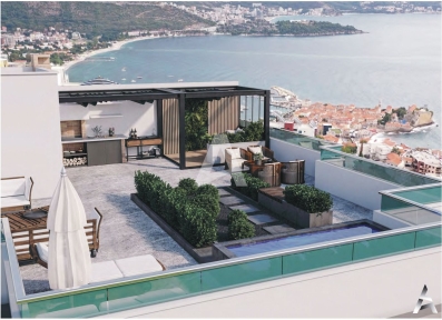 Budva,Komosevina-Dvosoban stan 64.47 m2 sa pogledom na more