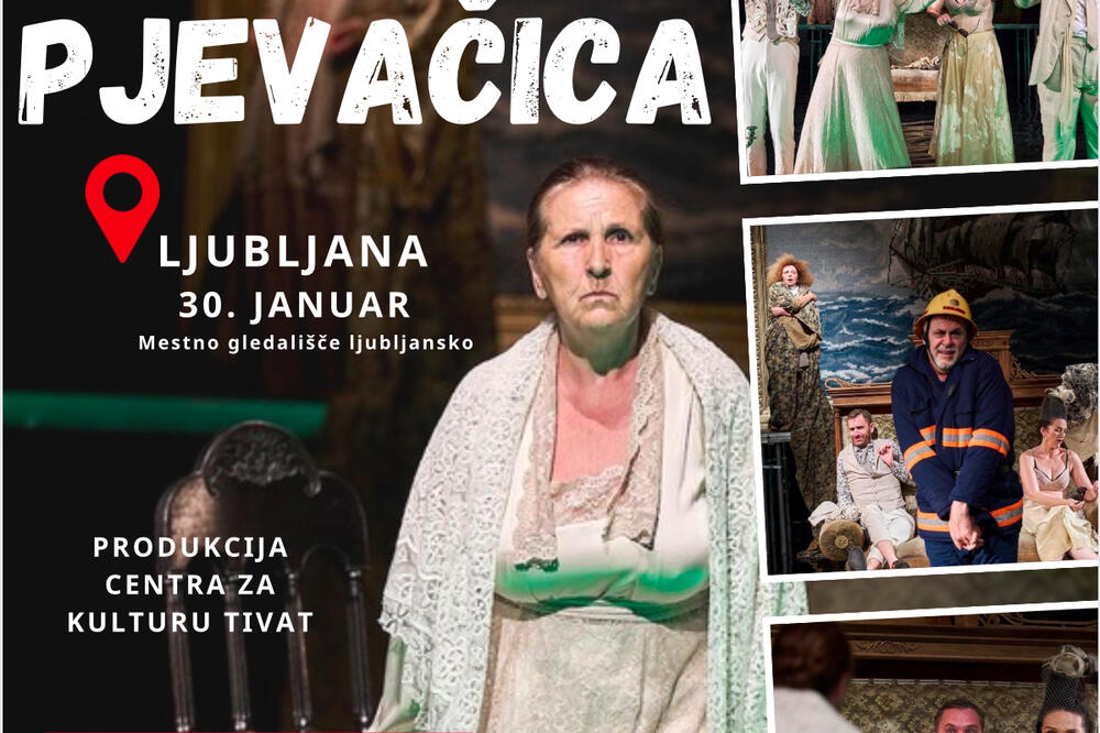 „Ćelava pjevačica” u Ljubljani