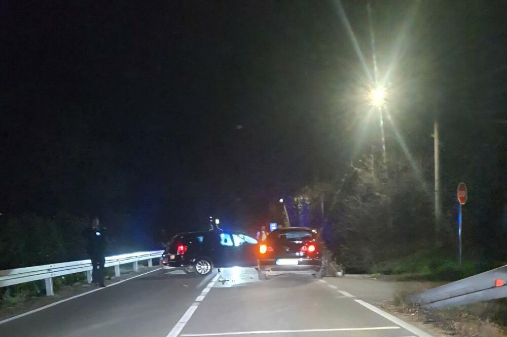 Četiri osobe povrijeđene u udesu na putu Danilovgrad-Podgorica, saobraćaj u prekidu