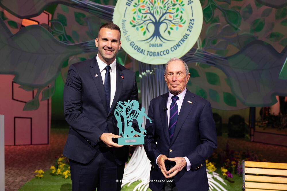 Crna Gora dobitnik nagrade Fondacije Bloomberg Philantrophies