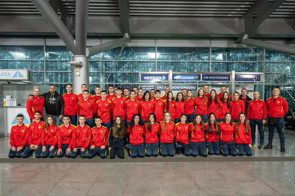 Crnogorska karate reprezentacija sa 34 takmičara na EP u Limasolu