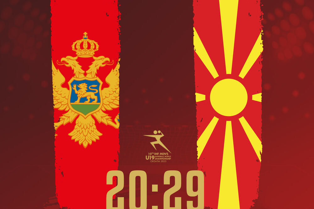 Crnogorski kadeti poraženi u Hrvatskoj, Sjeverna Makedonija bila prejaka