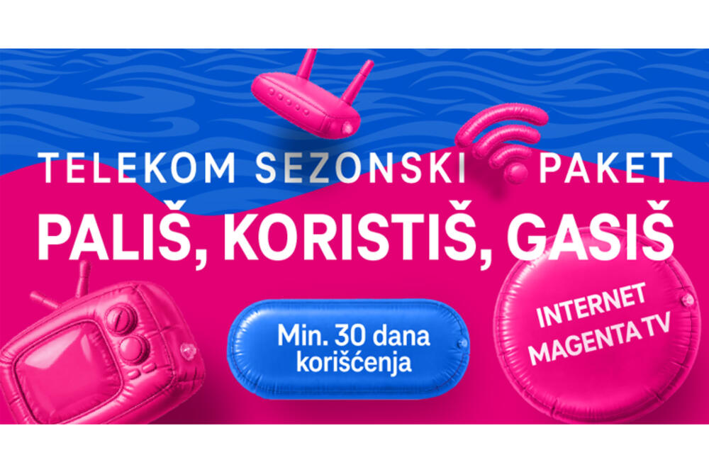 Crnogorski Telekom: Sezonski paketi Internet i TV - koristite kada su vam potrebni