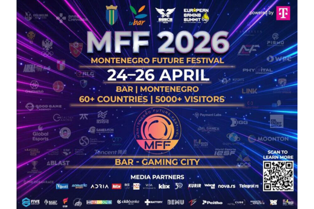 Crnogorski Telekom uz Montenegro Future Festival: Bar u znaku gejminga i inovacija