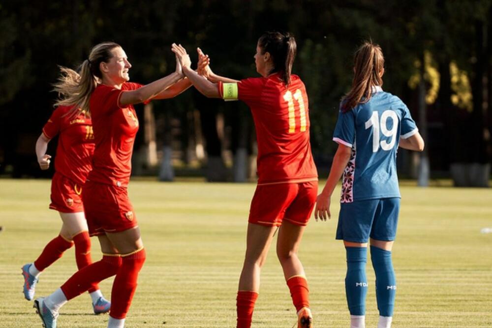 Crvene dame u B diviziji - veliki uspjeh za crnogorski ženski fudbal