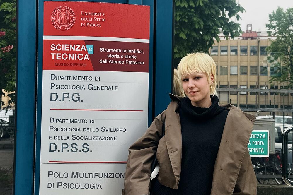 Daleko, a svoja: Dora Drašković, studentkinja psihologije na Univerzitetu u Padovi i stipendistkinja Fonda za izvrsnost