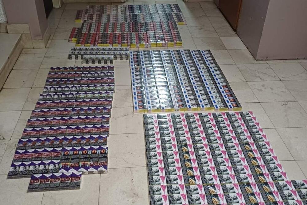 Danilovgradska policija zaplijenila 1.290 paklica krijumčarenih cigareta