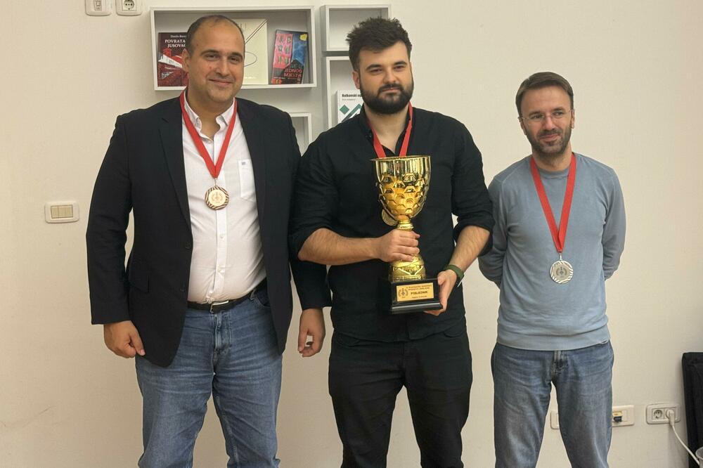 Denis Kadrić novi šampion Crne Gore u šahu