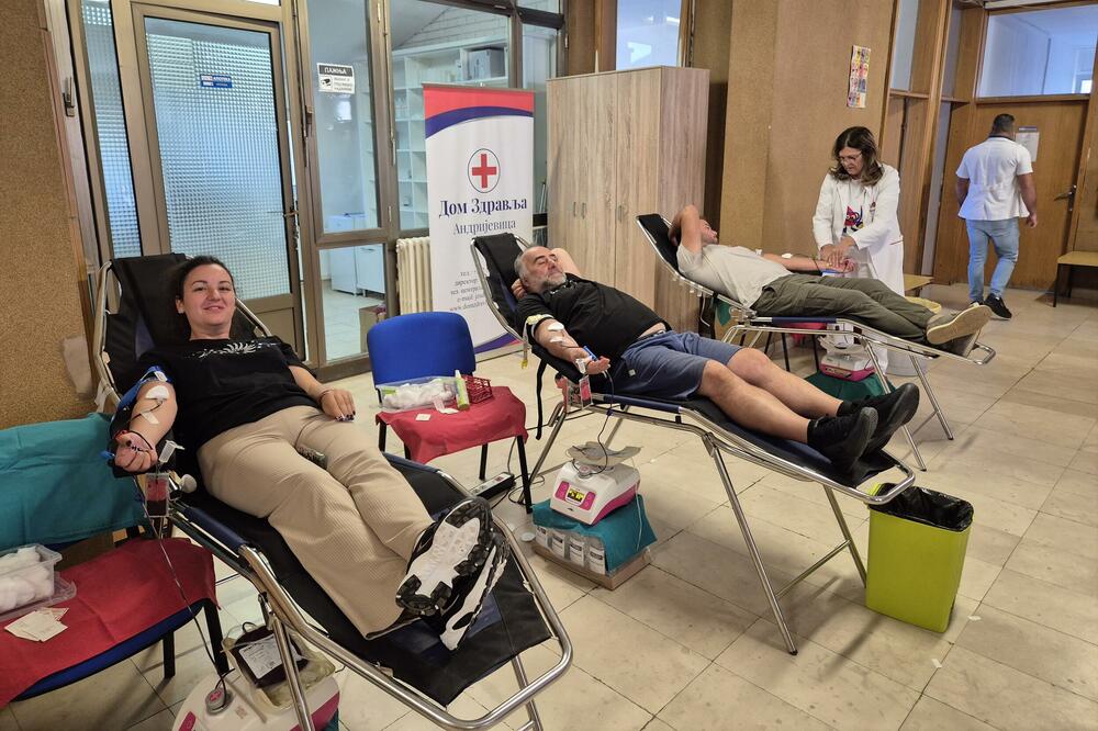 Dom zdravlja Andrijevica uspješno realizovao akciju dobrovoljnog davanja krvi