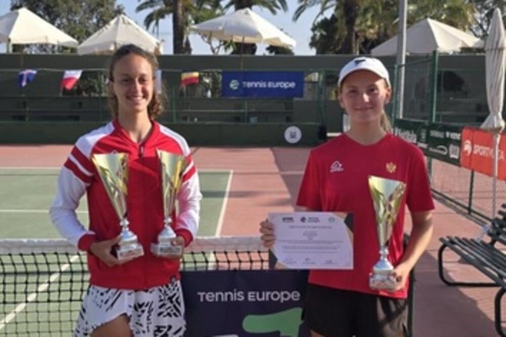 Dvije medalje za mlade teniserke na Malti