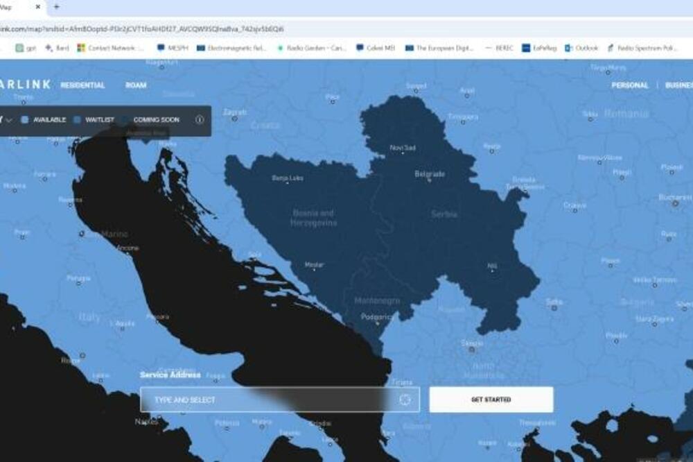 EKIP: Starlink ulazi na crnogorsko tržište do kraja drugog kvartala