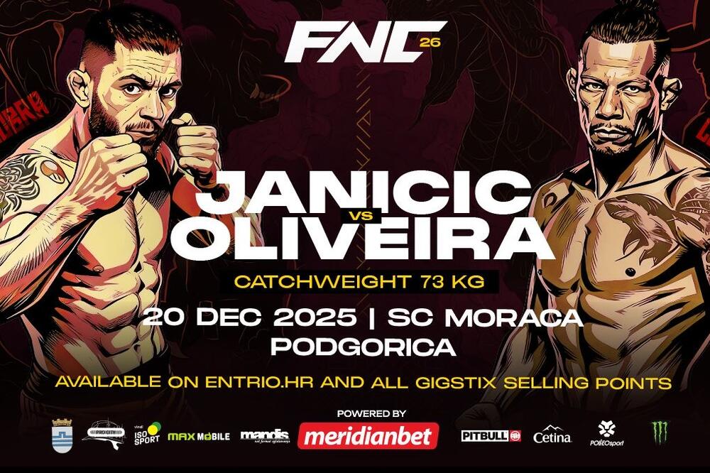 FNC 26 - završno odbrojavanje: Bakočević već udario Kornika, Janičićeva generalna provjera za UFC