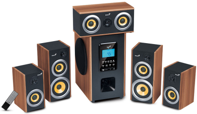 Genius SW-HF5.1 5200 5.1 Zvučnici - Drvena Kutija
