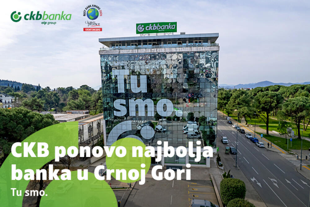 Global Finance: CKB najbolja banka u Crnoj Gori