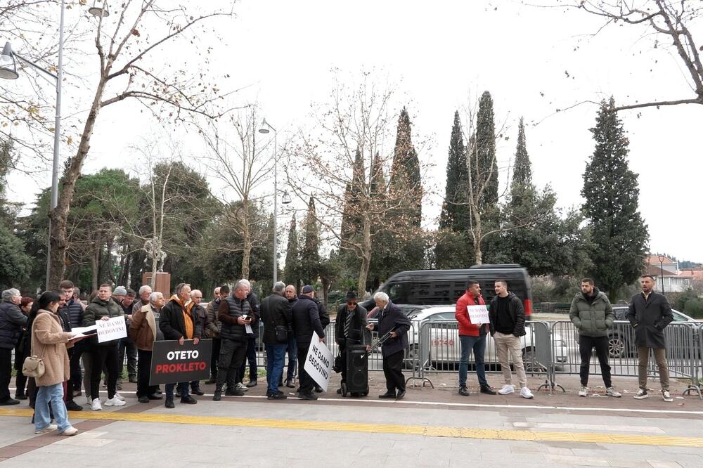 Građani protestovali pred zgradom Skupštine: Traže povrat zemljišta od "Plantaža"