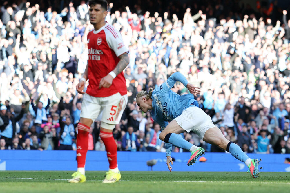 Haland surovo kaznio Arsenalove promašaje - Siti je sada stvarno u igri za titulu