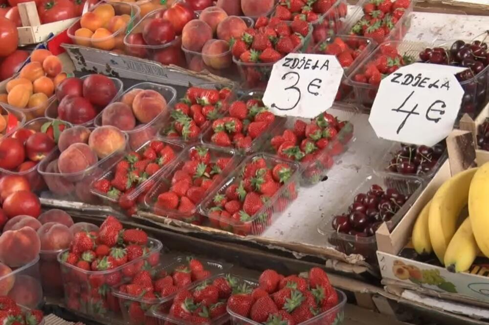 Inflacija u Crnoj Gori ubrzano raste: Voće je luksuz