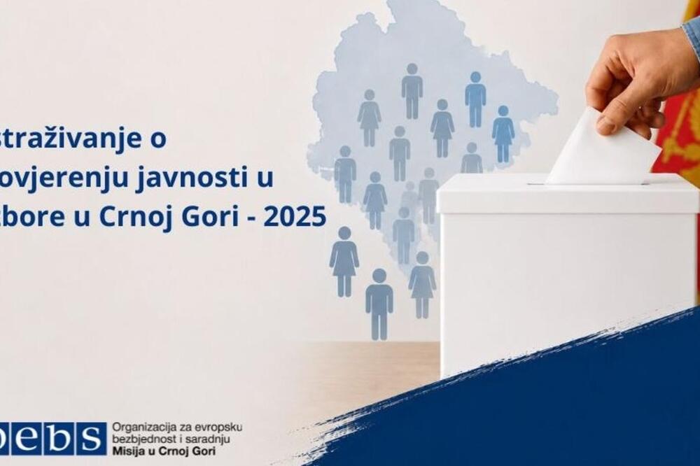 Istraživanje Misije OEBS-a: 65 odsto građana vjeruje da su izbori u Crnoj Gori u potpunosti ili djelimično slobodni