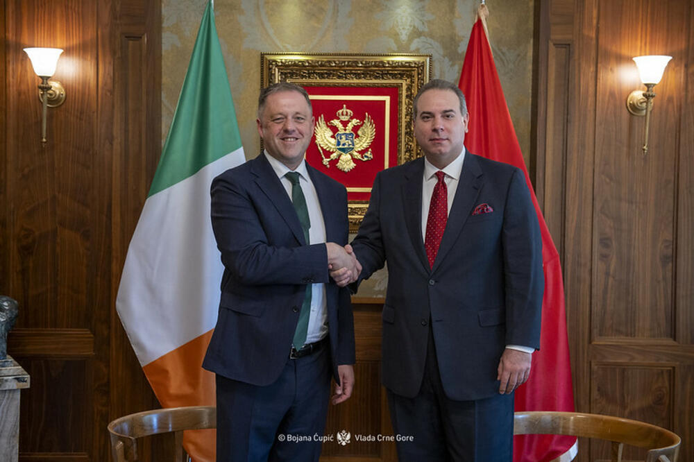 Ivanović: Crna Gora računa na podršku Irske tokom pregovora sa EU