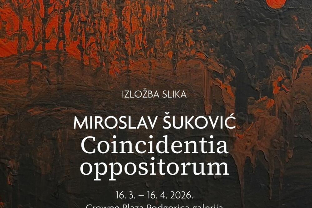 Između čađi i pozlate: Izložba slika Miroslava Mira Šukovića biće otvorena danas