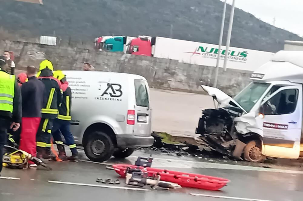 Jedna osoba podlegla povredama nakon udesa na Barutani