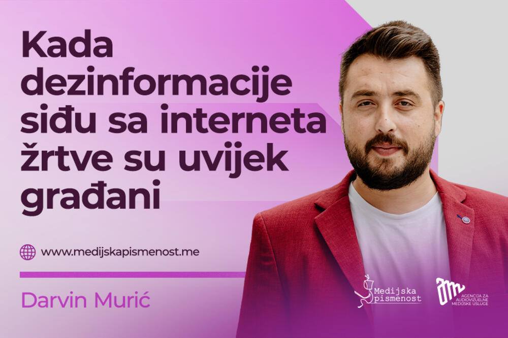 Kada dezinformacije siđu sa interneta žrtve su uvijek građani