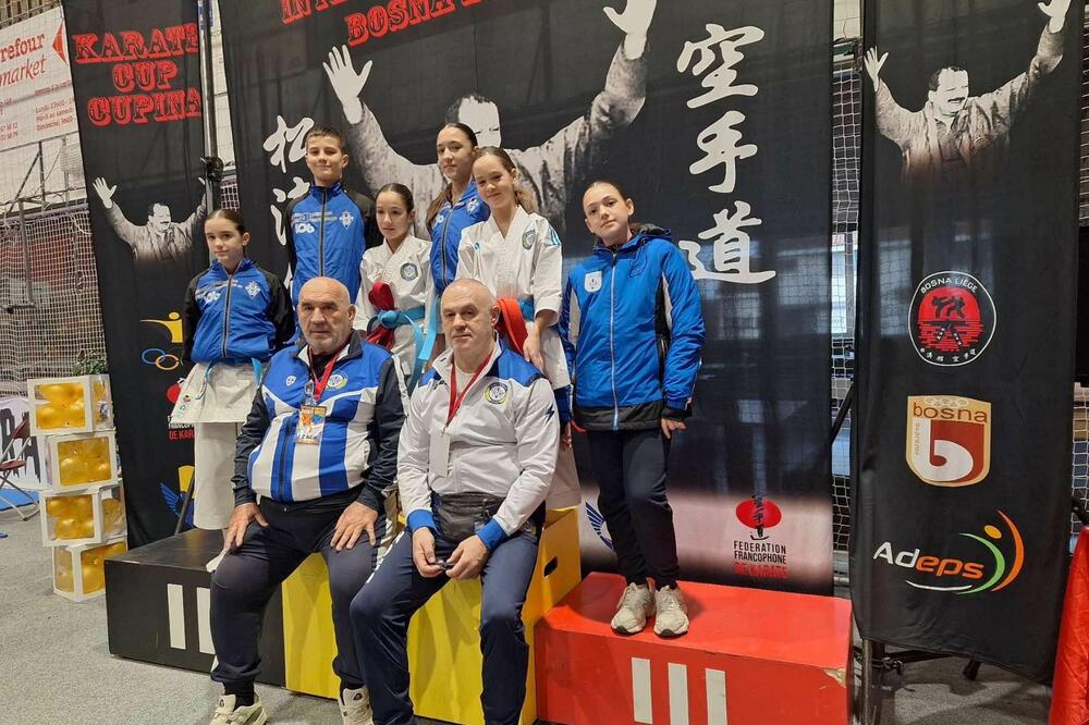 Karatistima Budućnosti osam medalja na turniru u Belgiji