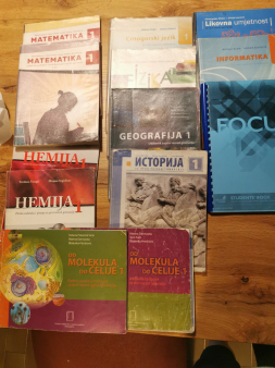 Knjige za I razred gimnazije