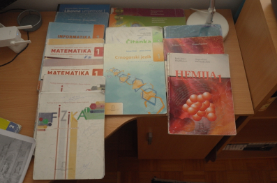 Komplet knjiga za 1. razred gimnazije