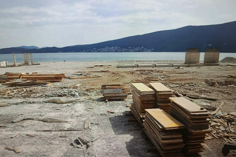 Koordinaciono tijelo: Uprava za zaštitu kulturnih dobara radi na povratku plaže u Baošićima u pređašnje stanje
