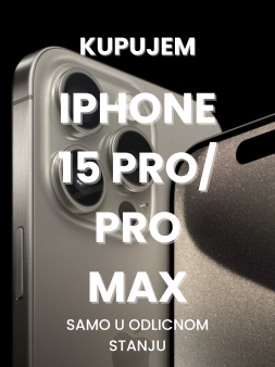 KUPUJEM IPHONE 15 PRO MAX POLOVAN PONUDE NA VIBER BROJ 063/496/694