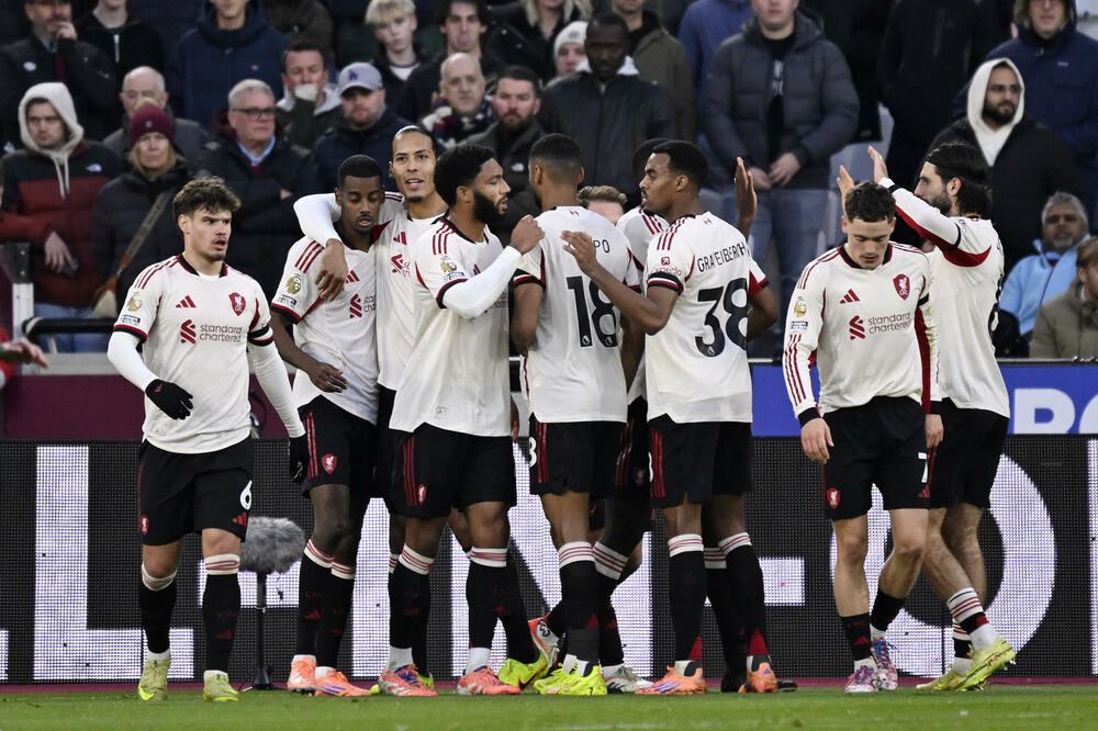 Liverpul konačno slavio, Isak i Gakpo pogodili protiv Vest Hema