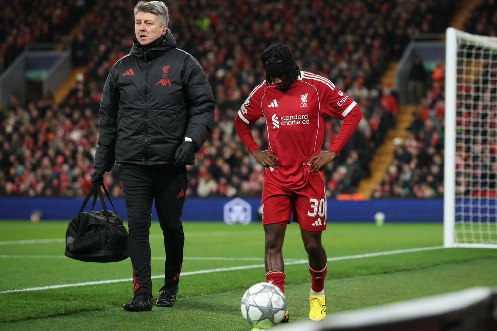 Liverpul oslabljen nekoliko sedmica