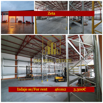 Magacinski prostor, Zeta, Izdavanje