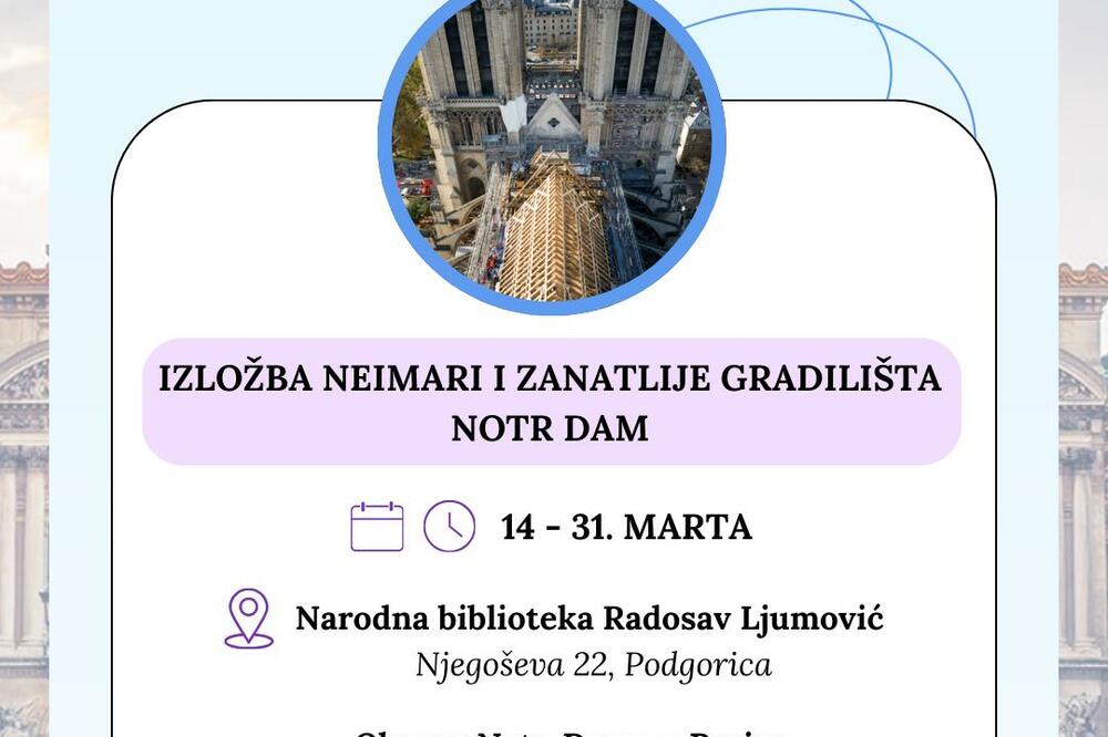 Majstori obnove Notr Dama: Izložba u Podgorici otkriva tajne restauracije