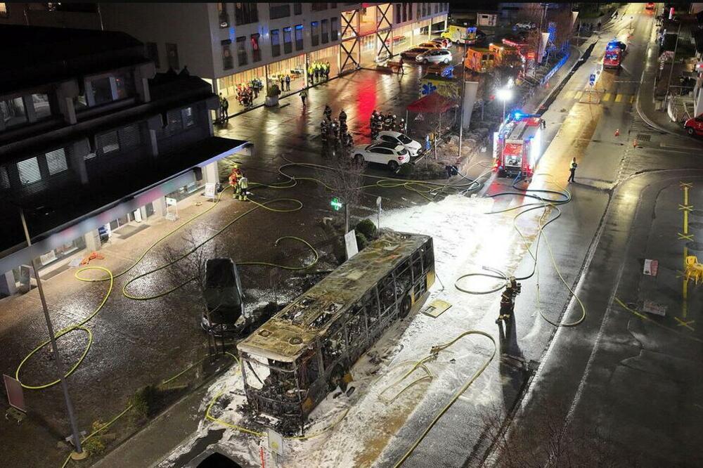 Među žrtvama požara u autobusu u Švajcarskoj i ženska osoba iz Bijelog Polja